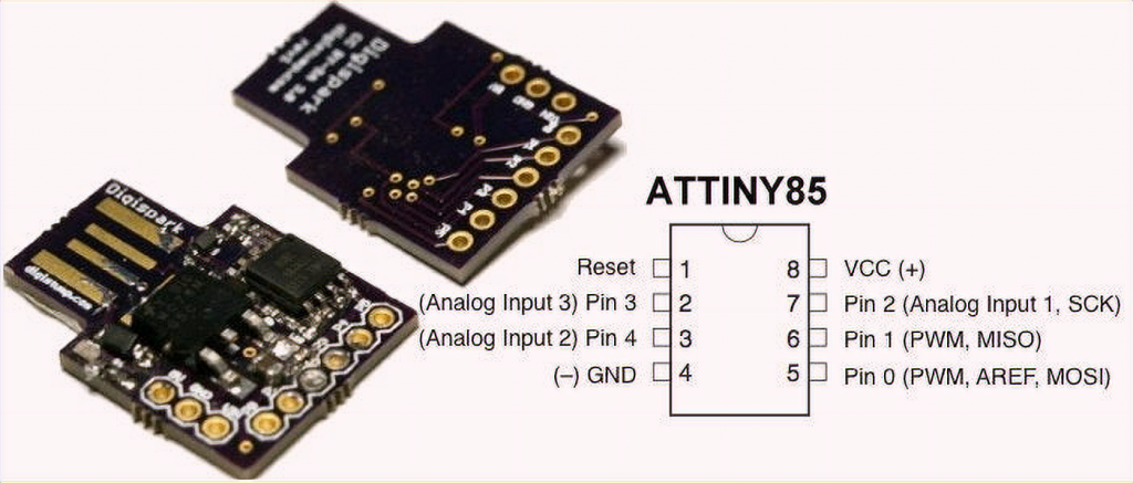 Digispark Board with Arduino Attiny85