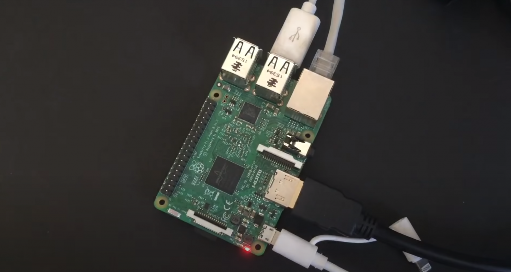 First run of the Raspberry with Windows IoT on board