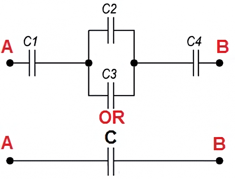 Capacitors in Series, Parallel and Mixed Explained NerdyTechy