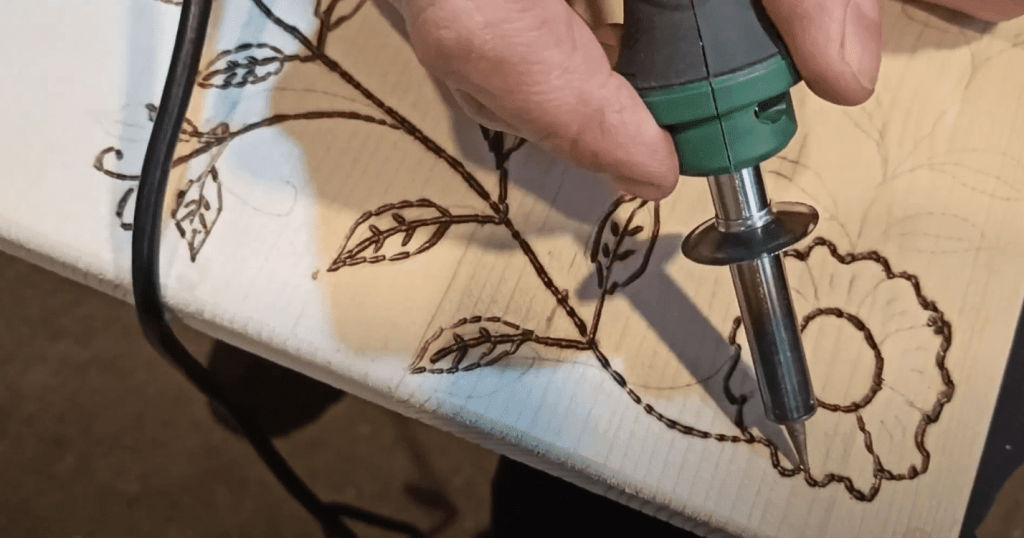 Wood Burning with a Soldering Iron